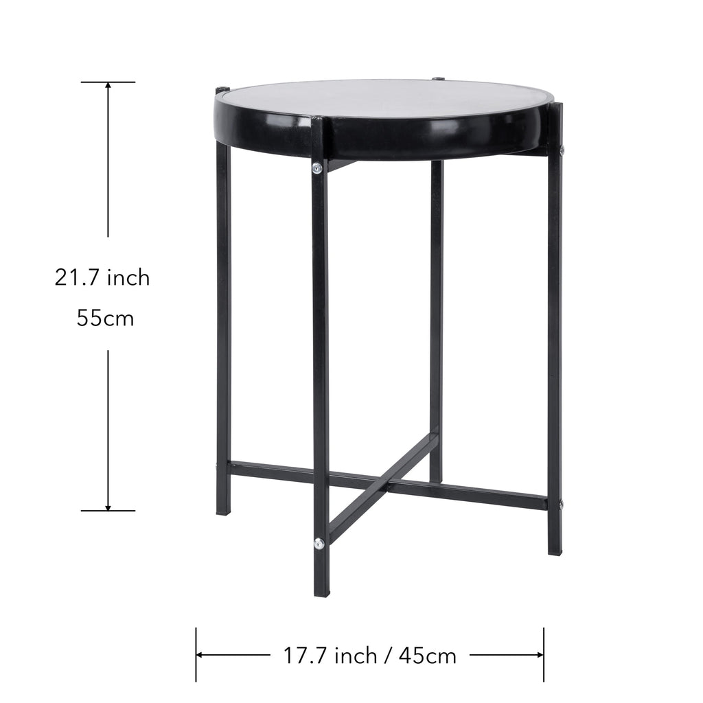 Industrial Style Mechanical Clock Coffee Table-4