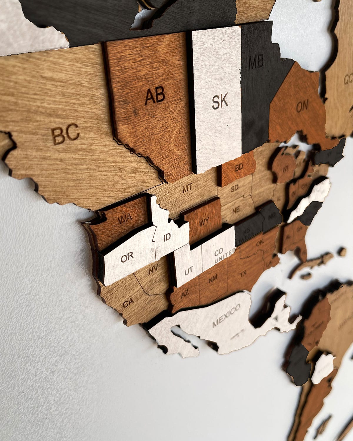 3D Treverdenkart for Hjem og Kontor – Mocha-2