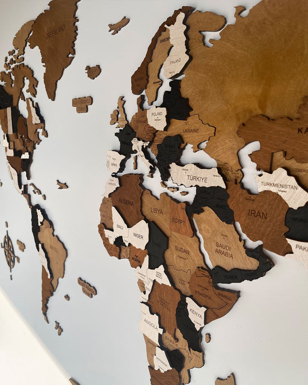 3D Treverdenkart for Hjem og Kontor – Mocha-3