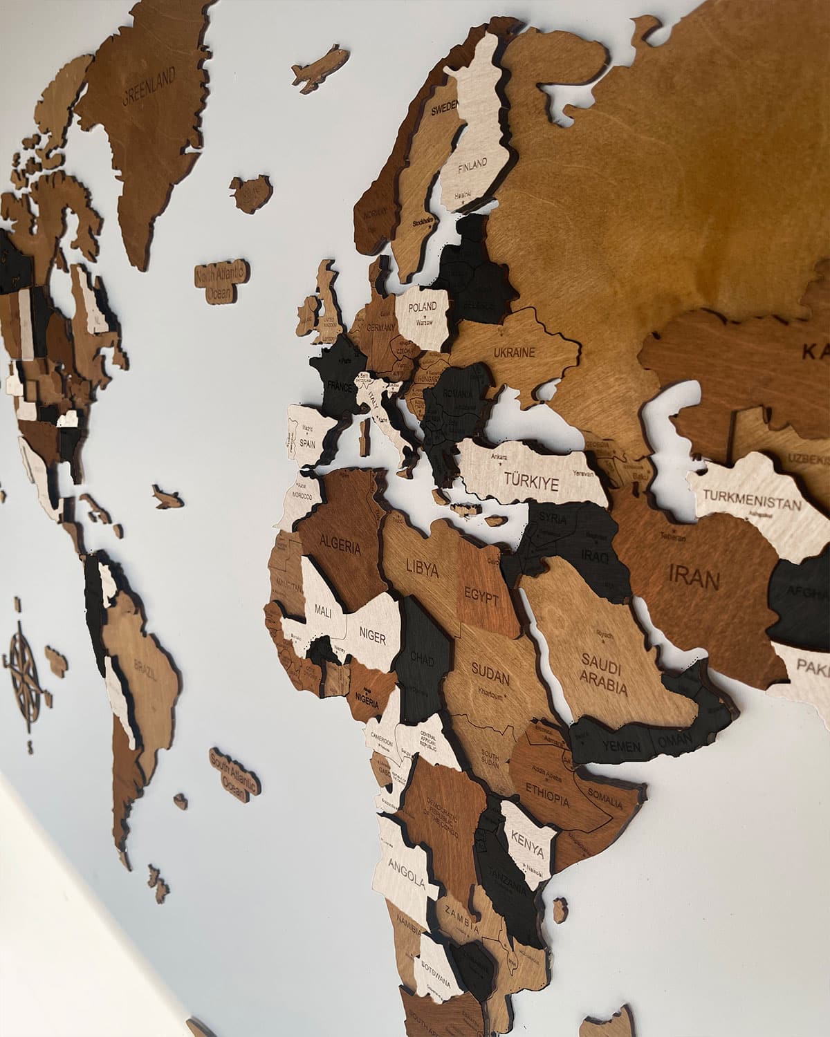 3D Treverdenkart for Hjem og Kontor – Mocha-3